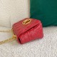 Dior Caro Small Bag In Red Cannage Calfskin