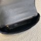 Dior Caro Large Bag In Black Cannage Calfskin