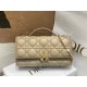 Dior Miss Dior Mini Bag In Beige Cannage Lambskin