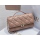 Dior Miss Dior Mini Bag In Poudre Cannage Lambskin