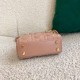 Dior Lady Dior Micro Bag In Poudre Cannage Lambskin