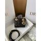 Dior Lady Dior Micro Bag In Black Cannage Lambskin