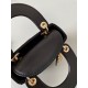 Dior Lady Dior Micro Bag In Black Cannage Lambskin