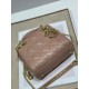 Dior Lady Dior Mini Bag with Chain in Blush Cannage Lambskin