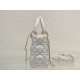 Dior Lady Dior Mini Bag with Chain in White Cannage Lambskin