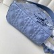 Dior Small Lady Dior My ABCDior Bag in Denim Calfskin with Diamond Motif