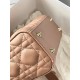 Dior Small Lady Dior My ABCDior Bag in Blush Lambskin