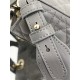 Dior Small Lady Dior My ABCDior Bag in Steel Grey Lambskin