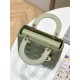 Dior Small Lady Dior My ABCDior Bag in Ethereal Green Lambskin