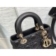 Dior Small Lady Dior My ABCDior Bag in Black Lambskin