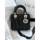 Dior Small Lady Dior My ABCDior Bag in Noir Lambskin