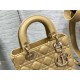 Dior Small Lady Dior My ABCDior Bag in Pastel Yellow Lambskin