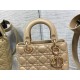 Dior Small Lady Dior My ABCDior Bag in Sand Lambskin