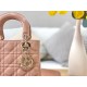 Dior Small Lady Dior Bag In Powder Patent Cannage Calfskin