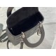 Dior Lady Dior Medium Bag in Black Grained Calfskin