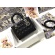 Dior Lady Dior Medium Bag In Noir Cannage Lambskin