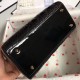 Dior Lady Dior Medium Bag In Black Patent Leather