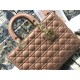 Dior Lady Dior Large Bag In Blush Cannage Lambskin