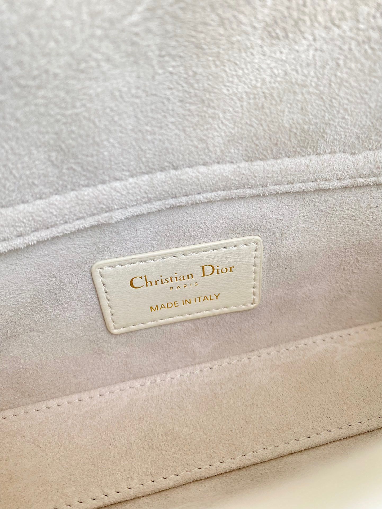 Dior Lady D-Joy Small Bag In White Cannage Lambskin