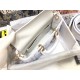 Dior Lady D-Joy Medium Bag In White Macrocannage Technical Fabric