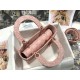 Dior Lady D-Lite Medium Bag In Pink Cannage Embroidered Canvas