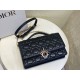 Dior Miss Dior Top Handle Bag in Black Cannage Lambskin