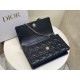 Dior Miss Dior Top Handle Bag in Black Cannage Lambskin