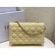 Dior Miss Dior Top Handle Bag in Pastel Yellow Cannage Lambskin