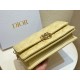 Dior Miss Dior Top Handle Bag in Pastel Yellow Cannage Lambskin