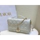 Dior Miss Dior Top Handle Bag in White Cannage Lambskin