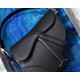 Dior Saddle Mini Bag In Black Grained Calfskin