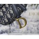 Dior Saddle Mini Bag In Blue Dior Oblique Jacquard