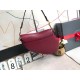 Dior Saddle Bag In Red Smooth Calfskin