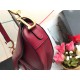 Dior Saddle Bag In Red Smooth Calfskin