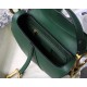 Dior Saddle Bag In Green Grained Calfskin