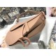 Dior Saddle Bag In Blush Ultramatte Calfskin