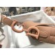 Dior Saddle Bag In Blush Ultramatte Calfskin