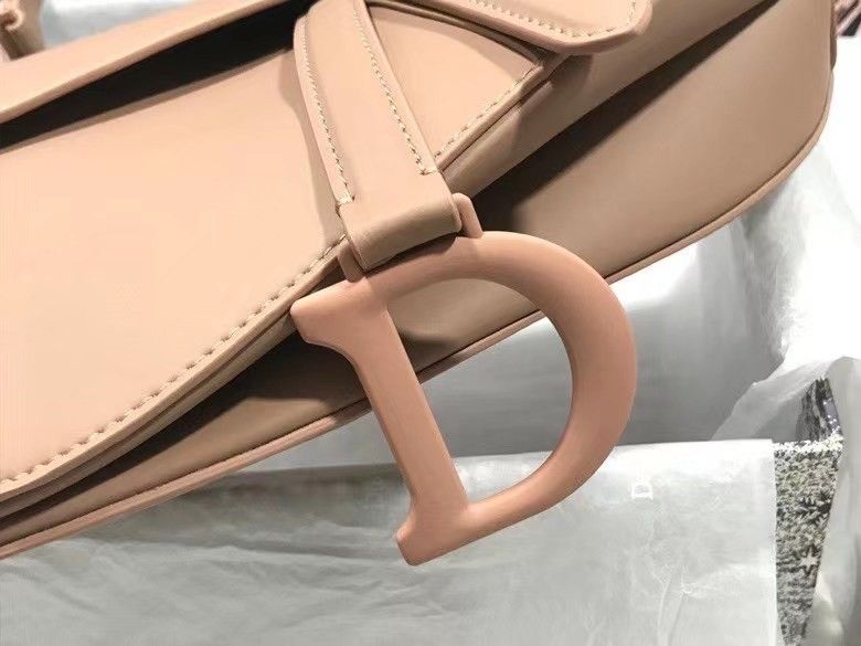 Dior Saddle Bag In Blush Ultramatte Calfskin