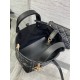 Dior Toujours Small Bag in Black Macrocannage Calfskin