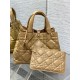 Dior Toujours Medium Bag in Tan Macrocannage Calfskin