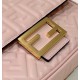 Fendi Baguette Chain Midi Bag In Powder Nappa Leather