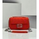 Fendi Baguette Chain Midi Bag In Piment FF Fabric