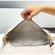 Fendi Medium Baguette Bag In White Grained Leather