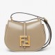 Fendi C-mon Small Bag in Grey Calfskin