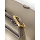 Fendi C-mon Small Bag in Grey Calfskin