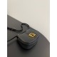 Fendi C-mon Small Bag in Black Calfskin