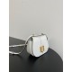 Fendi C-mon Small Bag in White Calfskin