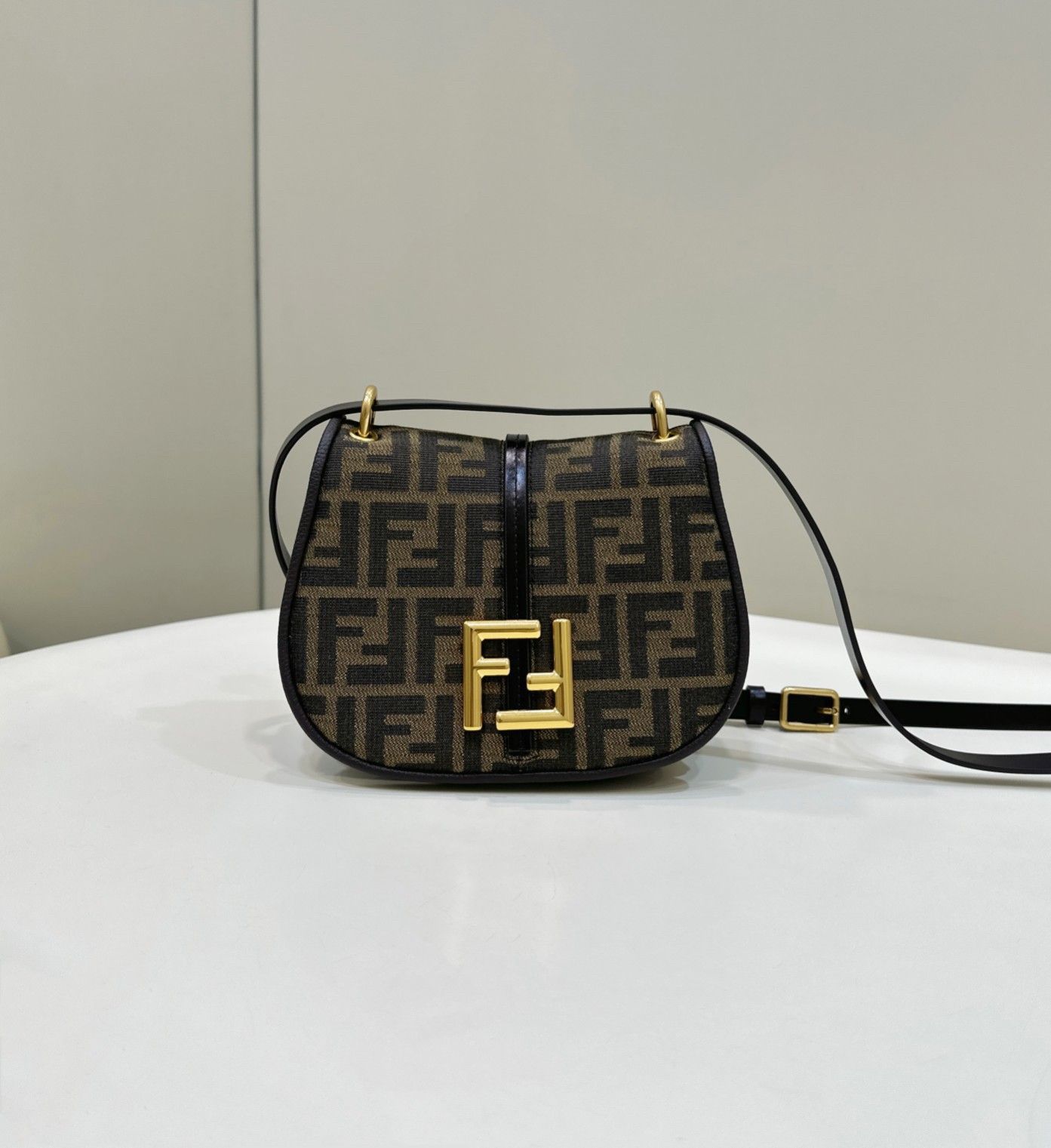 Fendi C-mon Small Bag in FF Jacquard Fabric