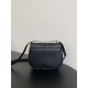 Fendi C-mon Medium Bag in Black Calfskin