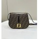 Fendi C-mon Medium Bag in FF Jacquard Fabric and Leather